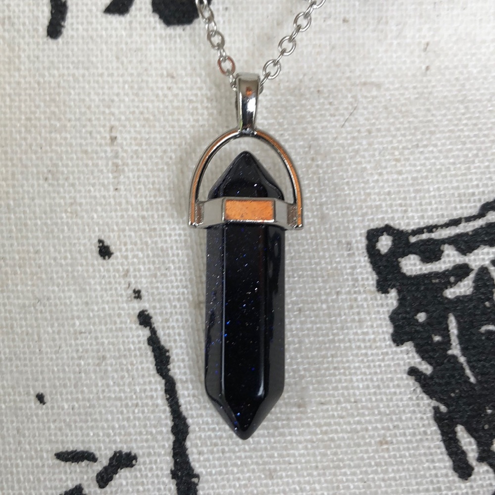❤️Beautiful Goldstone Pendant with Necklace❤️ - Picture 3 of 6